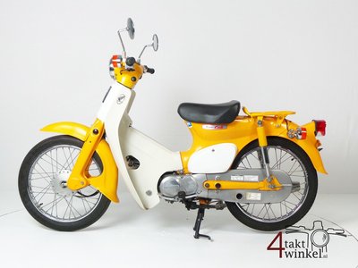 Honda C50 NT Japans, geel, 10118 km, met kenteken