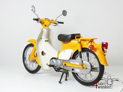 Honda C50 NT Japans, geel, 10118 km, met kenteken