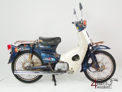 VERKOCHT - Honda C50 NT Japans, blauw, opknapper