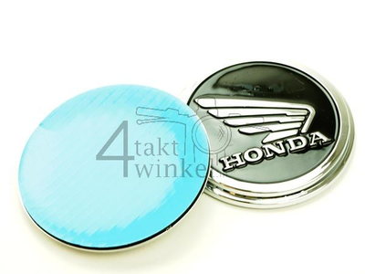 Embleem set, Honda wing, Zwart