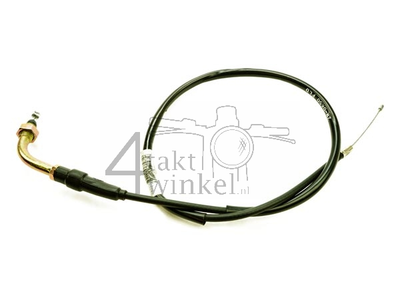 Gaskabel, 70cm met bochtje, imitatie