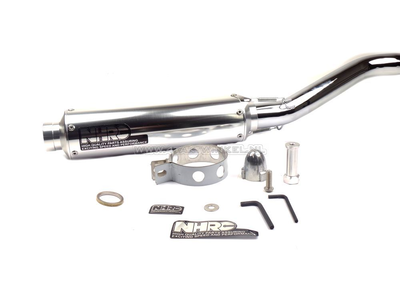 Uitlaat sportief, bovenlangs, NHRC N-0130a, aluminium