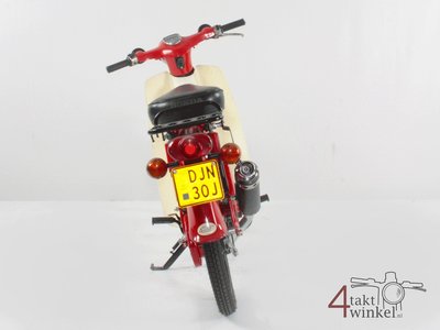 Honda C50 OT Japans, Rood, 3321 km, met kenteken