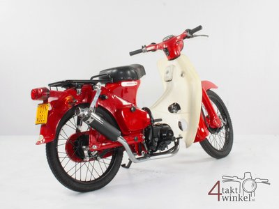 Honda C50 OT Japans, Rood, 3321 km, met kenteken