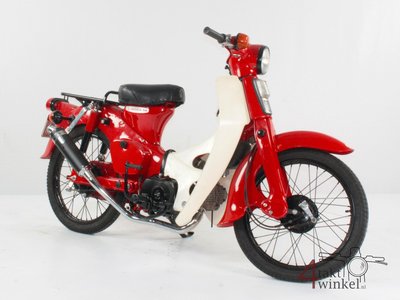 Honda C50 OT Japans, Rood, 3321 km, met kenteken
