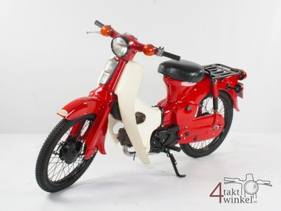 Honda C50 OT Japans, Rood, 3321 km, met kenteken