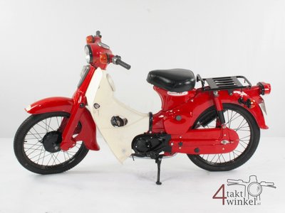 Honda C50 OT Japans, Rood, 3321 km, met kenteken