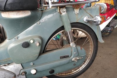 VERKOCHT! Honda C50 OT, 1202km