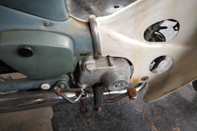 VERKOCHT! Honda C50 OT, 1202km