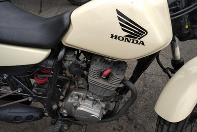 GERESERVEERD! Honda FTR223, Beige, 14949km