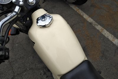 GERESERVEERD! Honda FTR223, Beige, 14949km