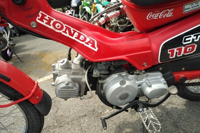Honda CT110, Hunter Cub, rood, 26439km