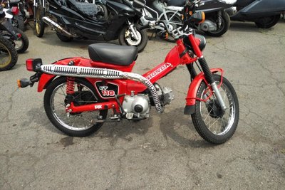 Honda CT110, Hunter Cub, rood, 26439km
