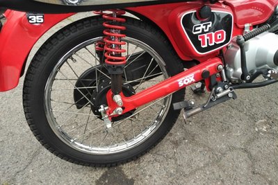 Honda CT110, Hunter Cub, rood, 26439km