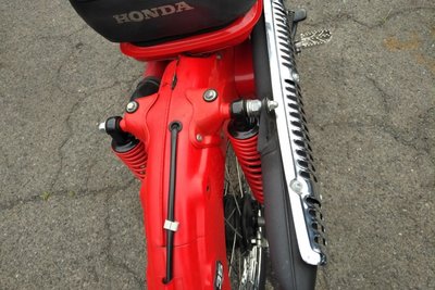 Honda CT110, Hunter Cub, rood, 26439km