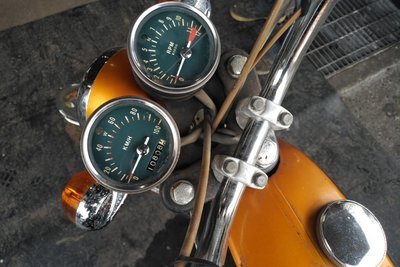 GERESERVEERD! Honda CB50, Goud, 10808km