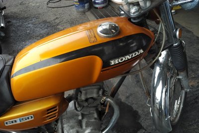 GERESERVEERD! Honda CB50, Goud, 10808km