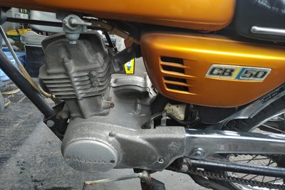 GERESERVEERD! Honda CB50, Goud, 10808km