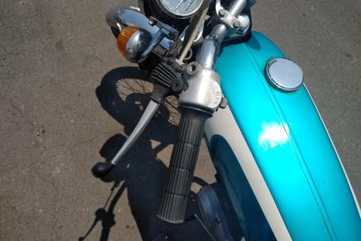 VERWACHT! Honda CB50, Blauw, 12673km