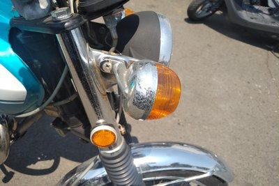 VERWACHT! Honda CB50, Blauw, 12673km