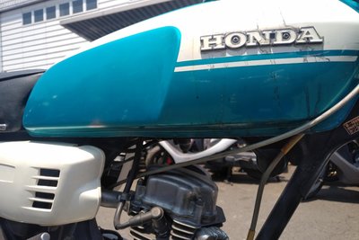 VERWACHT! Honda CB50, Blauw, 12673km