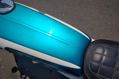 VERWACHT! Honda CB50, Blauw, 12673km