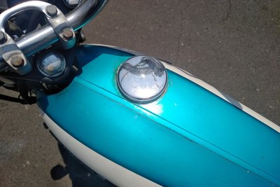 VERWACHT! Honda CB50, Blauw, 12673km