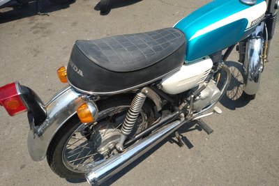 VERWACHT! Honda CB50, Blauw, 12673km