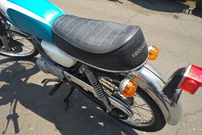 VERWACHT! Honda CB50, Blauw, 12673km