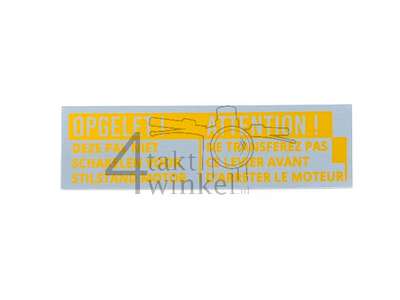 Sticker Novio, Amigo, PC50, motorblok, imitatie