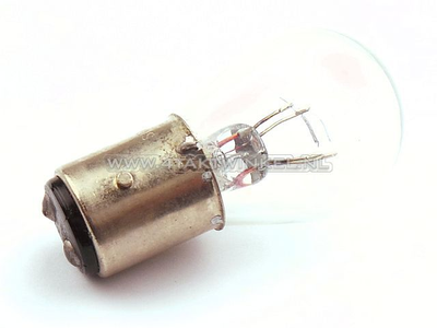 Achterlamp duplo BAY15D,  6 volt, 10-3 watt, Stanley