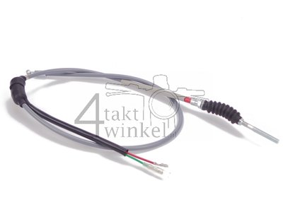 Remkabel 140cm Z50a met schakelaar, grijs, reproductie