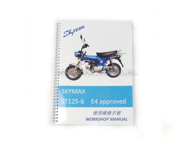 Werkplaatsboek, Skyteam Dax, 125cc, euro4