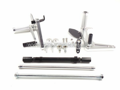 Backstep set, C50, C70, C90, streetcub, Kepspeed, aluminium