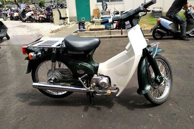 Honda C50 NT, groen, 8330km
