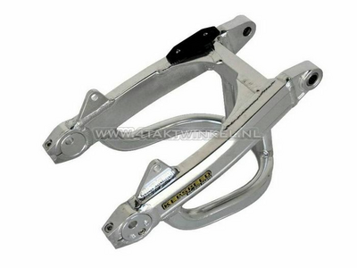 Achterbrug Monkey aluminium, Kepspeed, rotatie spanners, lengte: + 4cm, met brace