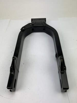 Achterbrug Dax aluminium, type 3, lengte: +6cm, zwart, 2e kans product