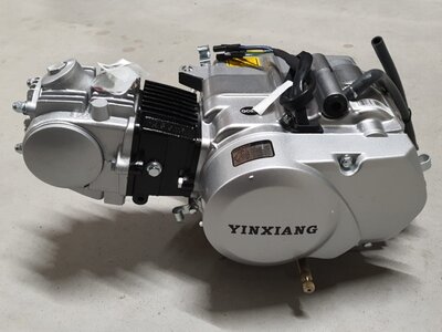 Motorblok,  50cc, handkoppeling, YX, 4-bak, zilver 2e kans product