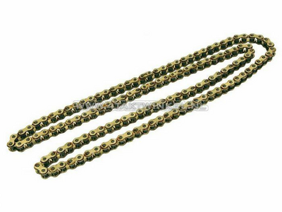 Ketting 420, 134 schakels, Gold