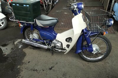 VERWACHT: Honda C50 Press Cub, Japans, Blauw, 20021 km