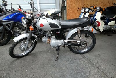 VERWACHT: Honda CL50 Benly, Japans, Zwart, 8432 km