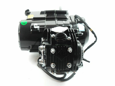 Motorblok, 140cc, semi-automaat, YX, 4-bak, startmotor, zwart