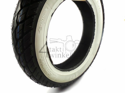 Buitenband 10 inch, Kenda K418, 90/90, whitewall