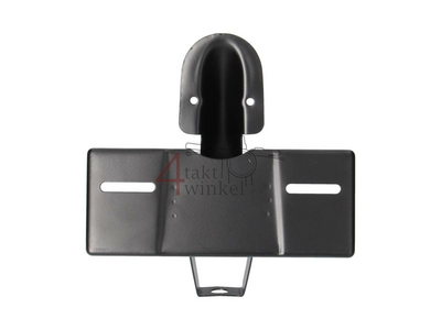 Bracket, number plate (black), fits Z50a K2