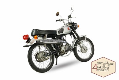 GERESERVEERD ! Honda CL50 Benly, Japans, Zwart, 8432 km