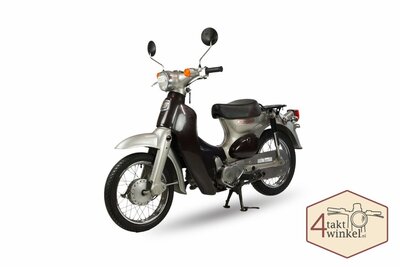 Honda C50 Little Cub, Japans, Zilver, 6849 km