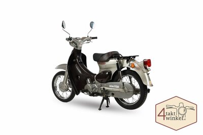 Honda C50 Little Cub, Japans, Zilver, 6849 km