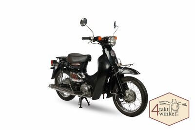 Honda C50 Little Cub, Japans, Zwart, 5884 km