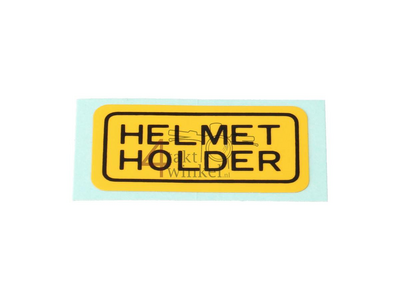 Sticker helmet holder, origineel Honda