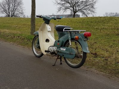 Opslag, Honda C50 OT Japans (10-2016), 02385 km